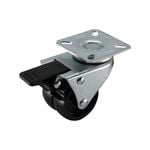 Move It 50mm 70kg Twin Wheel Castor With Swivel Brake