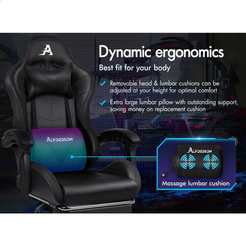 Gaming chair lumbar pillow replacement sale