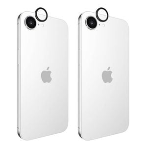 2PK Case-Mate Aluminium Ring Lens Protector For iPhone 16e/15/14/13 - Black