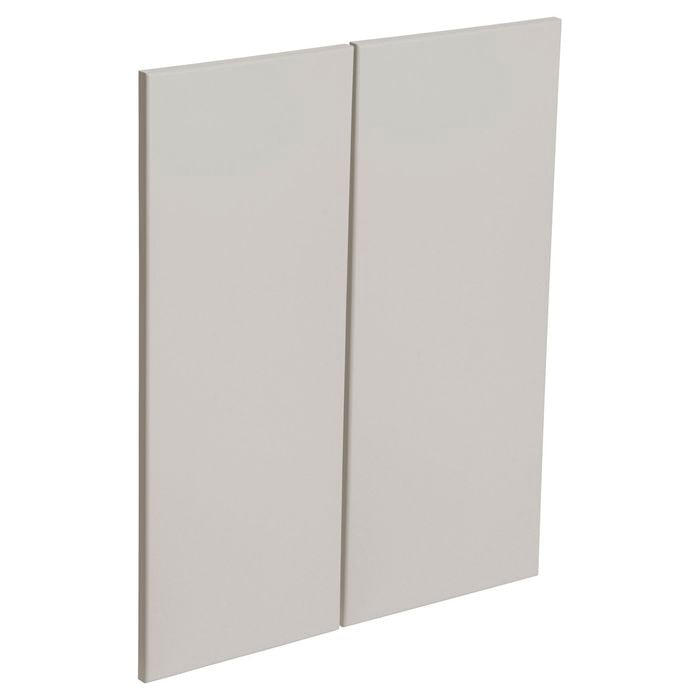 Kaboodle Cremasala Modern Corner Wall Cabinet Doors - 2 Pack - Modern