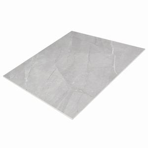 Duratile 60 x 60cm 1.08m² Grey Marble Gloss Porcelain Tile - 3 Carton