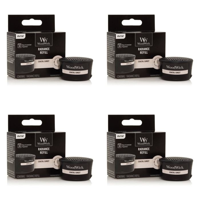 4PK WoodWick Coastal Sunset Radiance Refill Fragrance 1.28oz