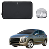 Front Windscreen Sun Shade for Peugeot 3008 SUV 2007 - 2017 (T8) - Standard 150 x 85 cm - Black