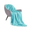 SOGA Teal Acrylic Knitted Throw Blanket