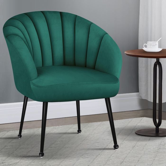 ALFORDSON Armchair Velvet Green