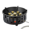 NNEOBA 7-Core High-Power Camping Stove Gas Burner Black
