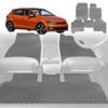 6D Diamond Car Floor Mats for VolksWagen Polo (MK6)2018-Current-Full Set-Grey-Outback GT