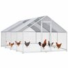Advwin 300x600x196cm Large Chicken Coop Walk In Run Cage Rabbit Hutch
