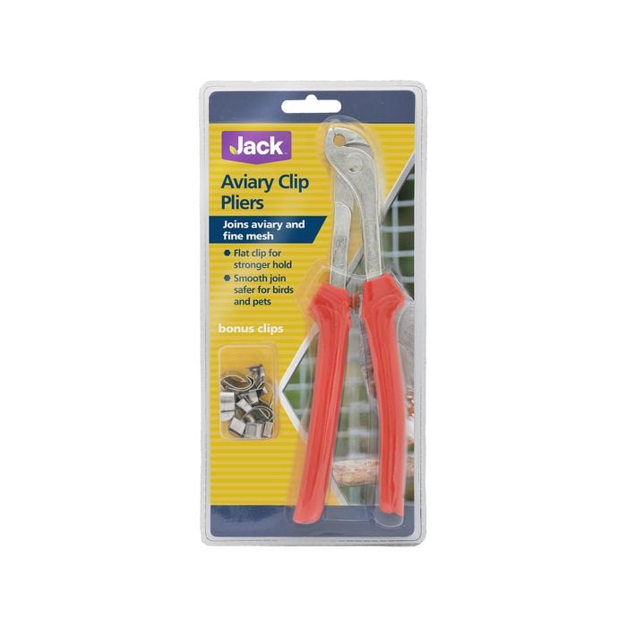 Jack Aviary Clip Pliers With 20 Clips