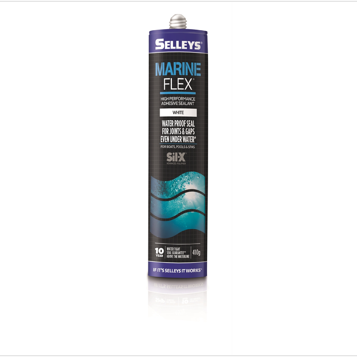 Selleys 410g Marine Flex Sil-X Adhesive Sealant - White