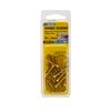 Zenith 6G x 25mm Brass Plated Timber Screw - 30 Pack