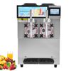 Vevor 2x12 L/3.17 Gal Commercial Slushy Machine Silver Double Tanks Cool And Freeze Modes For Party