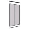 Lugna 2100 x 1200mm Black VJ Panels Wardrobe Double Sliding Doors