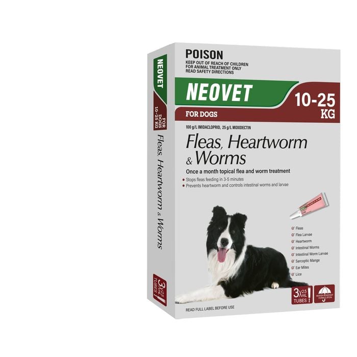 Neovet For Dogs 10-25kg 3pk (Advocate equivalent)