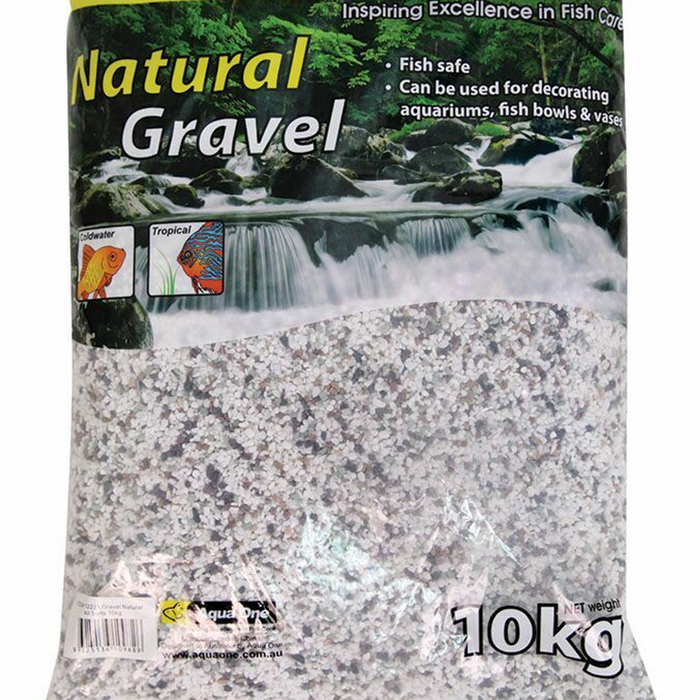 Aqua One Natural Gravel All Sorts 10kg (12221)