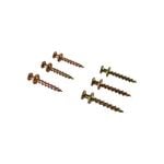 Hangman 45kg Gold Heavy-Duty Double Head Bear Claw Screw - 6 Pack
