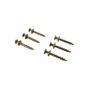 Hangman 45kg Gold Heavy-Duty Double Head Bear Claw Screw - 6 Pack