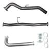 Ignite Exhausts Dpf Back For Nissan D40 Navara 2.5l Automatic 3" With Straight Pipe Only Raw Aluminised Steel