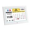 Artiss 10" Digital Day Clock Alarm Calendar Desk Clocks White