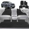 6D Diamond Car Floor Mats for Nissan QASHQAI 2022-Current-Full Set-Black-Outback GT