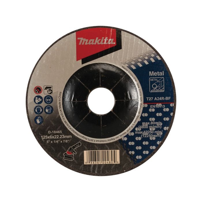 Makita 125 x 6 x 22.23mm Metal Grinding Disc