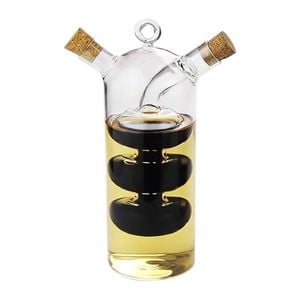 Catzon 2-in-1 Oil and Vinegar Dispenser Dual Glass Bottle