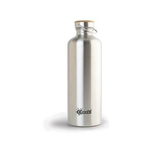 Thirsty Max Stainless Steel Water Bottle - Silver - 1.6L - Cheeki