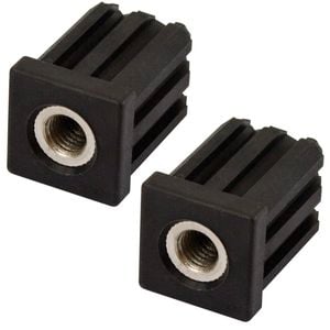 Richmond 32mm x M12 Square Threaded Tube Insert - 2 Pack