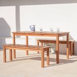 Marquee 1450 x 750 x 750mm Timber Dining Set
