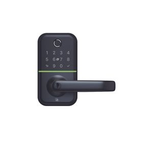 Austyle 140 x 77mm Matt Black Smart Digital C4 Key In Lever Set