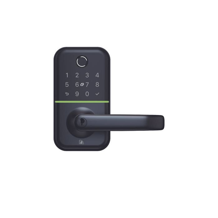 Austyle 140 x 77mm Matt Black Smart Digital C4 Key In Lever Set