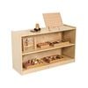 Jooyes 2 Shelf Wooden Storage Cabinet - H60.5cm - 100cm | Bookcase | 60.5cm
