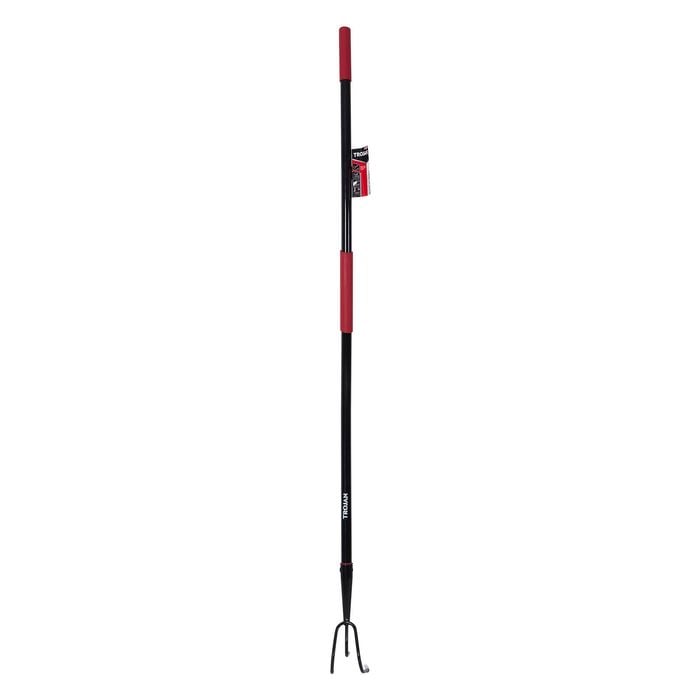 Trojan 3 Prong Cultivator With Ergonomic Steel Handle