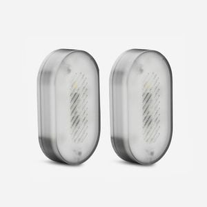 Decathlon - Twin-pack Usb Clip Front/rear Bike Lights Sl510 - Black - One Size