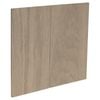 Kaboodle 600mm Maplenut Modern Rangehood Doors - 2 Pack