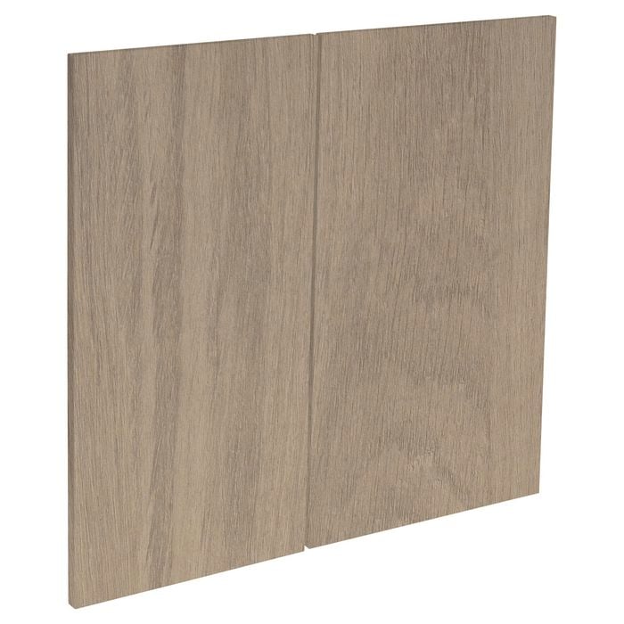 Kaboodle 600mm Maplenut Modern Rangehood Doors - 2 Pack