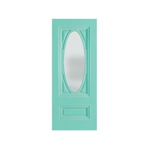 Hume Doors 1980 x 860 x 40mm Regency XR1 Glazed Etchlite Entrance Door