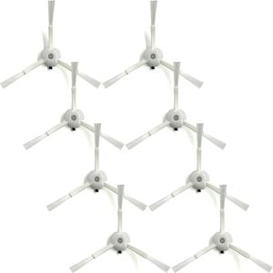 Hygieia 8 Side Brushes For Roborock S8, S7, S6, S5, Q5, Q7, Q8, Qrevo Series,  White