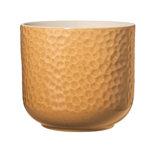 Borralheira 170 x 195mm Hammered Orange Indoor Ceramic Pot