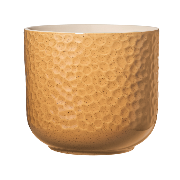 Borralheira 170 x 195mm Hammered Orange Indoor Ceramic Pot