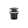 Brasshards Matt Black Universal Pop Up Dome Basin Waste