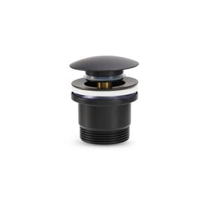Brasshards Matt Black Universal Pop Up Dome Basin Waste