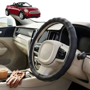 Australian Goose Steering Wheel Cover for MINI Coupe/Roadster 2012 - 2015 Circle Black