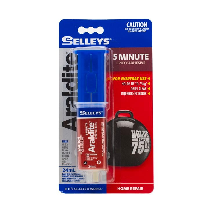Selleys 24ml Araldite 5 Minute Epoxy Glue - 24ml