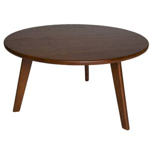 Sk Designer Living | Replica Hans Wegner Ch008 Round Wood Coffee Table - Walnut