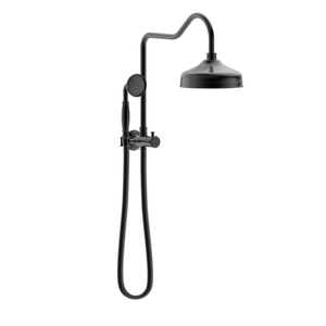 Mondella Matte Black Maestro Classic Twin Shower Set