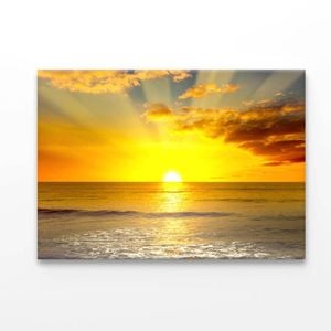 Sunset In Sea  Print 100% Australian Made 120 x 90cm  (Acrylic)