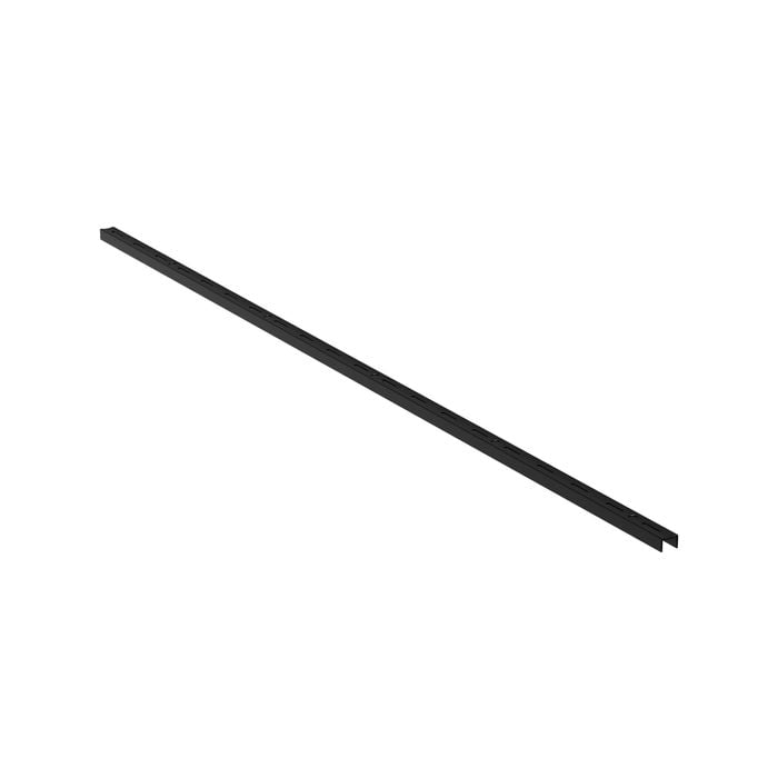 Flexi Storage Home Solutions 1000mm Black Single Slot Wall Strip