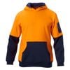 Hard Yakka Orange Navy Hi-Vis Fleece Jumper - Size 3XL