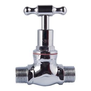 Kinetic 15mm Chrome Male T Head Stop Cock